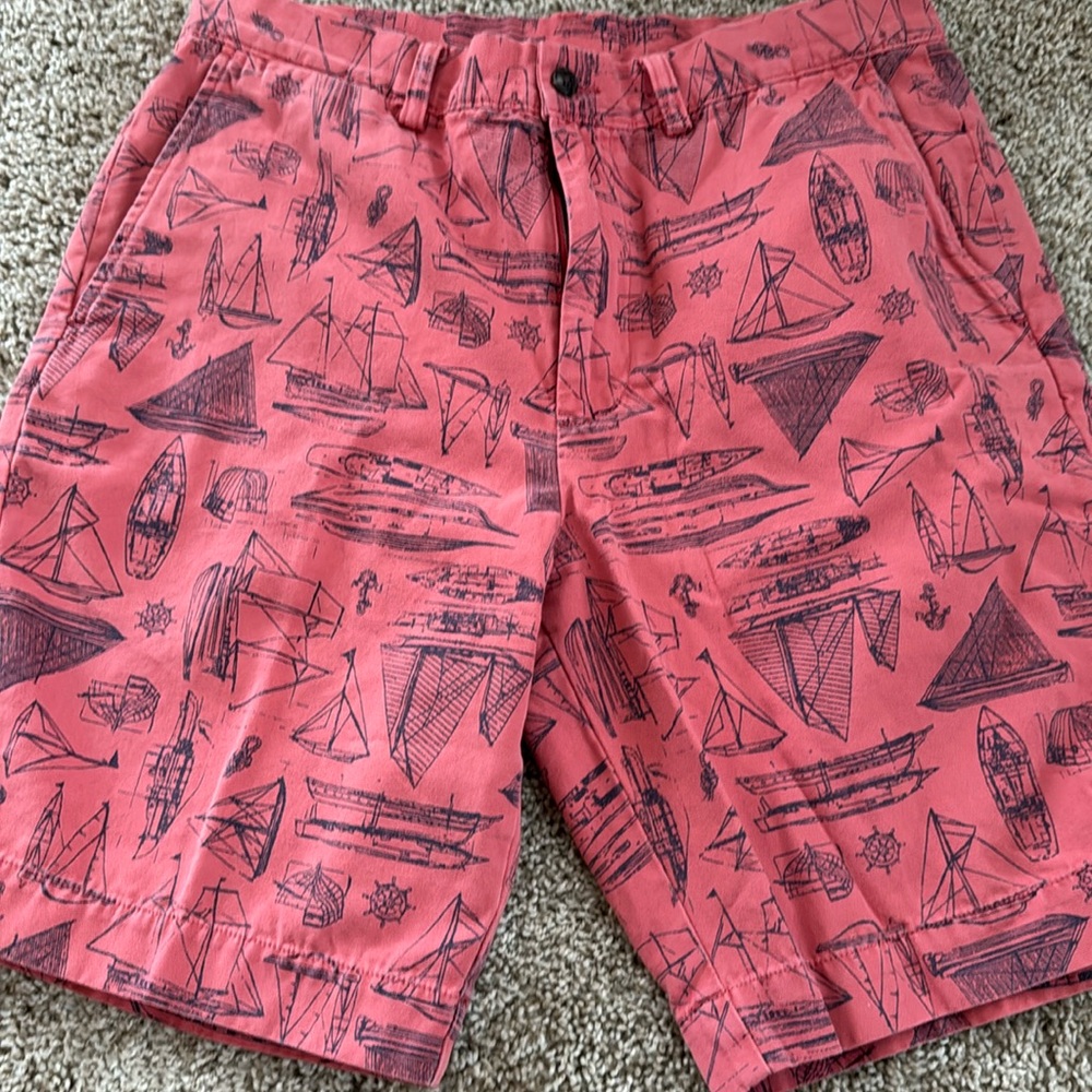 Like new Polo shorts with fun sail boat pattern